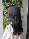 ロング×ナチュラルオリーブカラー《西新店》