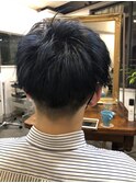 アッシュブラック/ハイライト/ブリーチ/ブルーブラック/髪質改善