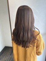 ヘアスペースブルーム エボリューション 庄内店(HAIR SPACE BLOOM evolution)&nbsp;【庄内店/カラー】 暖色系カラー20代30代40代 ×セミロング