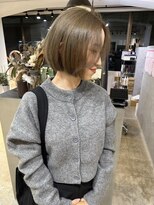 メリー オオサカ(Merly Osaka)&nbsp;大人可愛い！ミニボブ×上品ブラウンカラー