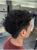 ツイストスパイラルパーマツイストパーマメンズマッシュパーマ