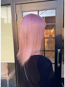 ヘアデザイン プティパ(Hair Design petit-pas) ハイトーンピンク♪