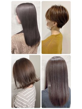 美容室フルール 20代30代40代髪質改善トリートメント艶感ストレート透明感