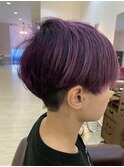 ツーブロックショート
