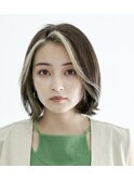 前髪長めボブ