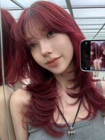 レディアル 渋谷(REDEAL)&nbsp;ワンホンヘア/韓国ヘア/ウルフ/前髪[レイヤーカット/渋谷]