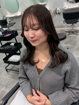 ジーニー 千葉(GENiE)&nbsp;韓国ヘア/くびれヘア/顔周り/透明感ベージュ/宮田里穂