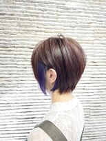 ビス リアン 川口店(Vis lien)&nbsp;大人かわいいストレート切りっぱなしインナーカラー耳掛け小顔