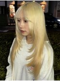 メルティカラーフェミニンロング似合わせカットレイヤーカット