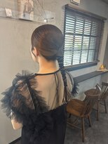 シュシュ (chouchou)&nbsp;タイト編み下ろし