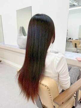 エトレ(etore) ツヤ感ロングストレート/ナチュラルブラウン