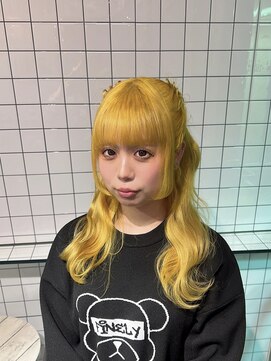 ヘアー アレス(hair ales) ハーフツイン ツインテール  イベントセット ヘアアレンジ