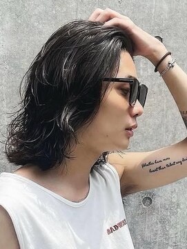 フィフスパーク(fifth PARK) 渋谷メンズボブウルフ緩めスパイラルパーマニュアンスパーマ