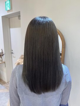 アンド ラ ブランシュ(&.La Blanche) アプリコットオレンジ/くびれヘア/縮毛矯正