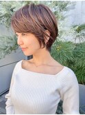 大人の品を引き出すナチュラルショート