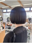 切りっぱなしボブ