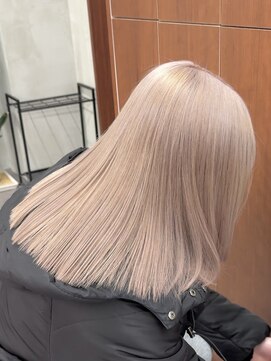 ニコ トウキョウ 渋谷(nico TOKYO) ダブルカラーミルクティーベージュピンクブラウンロングレイヤー