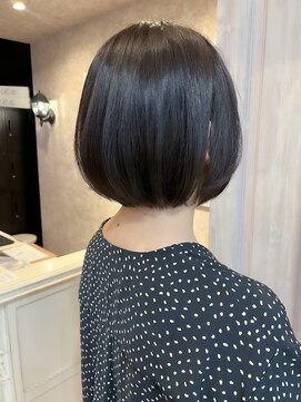 キャアリー(Caary) 福山人気10代20代30代内巻きボブショートボブオリーブグレージュ