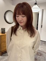 サンデイズド(SUNDAZED)&nbsp;レッドブラウン/セミロング/レイヤーカット/ダブルカラー