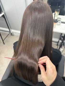 シンシア 新宿(CYNTHIA) 【CYNTHIA/Taiju】ロングレイヤー×ナチュラルブラウン/髪質改善