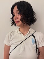 ニーム 栄(nimes) kaon ボブパーマ ウェット感のあるボブパーマ