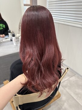 ヘアー アトリエ アンジー(Hair Atelier Angee) チェリーレッドカラー