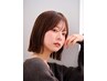 髪質改善ストレート＋カット￥15000