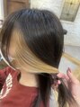 リリー 鷺沼店(RILLY) コントラストが可愛いインナーカラー