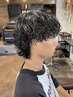 メンズカット+波巻きスパイラルパーマ￥11000(波巻きパーマ/メンズパーマ)