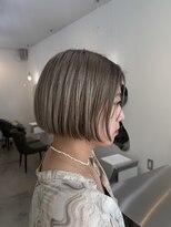 ソソ(soso)&nbsp;多毛でもまとまるミニボブ/白髪でも明るめベージュ30代40代50代