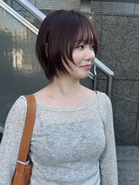 デコ(DECO) short layer × wine red