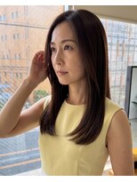 零秒女髪 千里丘店&nbsp;上品さを引き立てる艶髪ナチュラルロングストレート髪質改善艶感