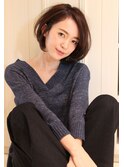 大人女性・３０代・４０代に人気トップノットボブ