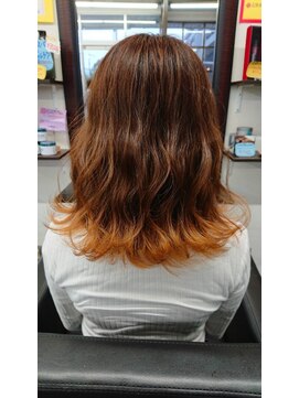 ヘア メイク エア コーディネーション すそカラー