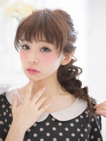 ラックスビー エメ 豊橋店(LUXBE aimer) ルーズ編み込みアレンジ