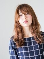 フラミューム たまプラーザ(flammeum)&nbsp;ラフウェーブ×オレンジブラウン【フラミュームたまプラーザ】