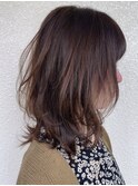 ハイライト×ミディアムレイヤーで大人の雰囲気に