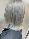 『カット+ブリーチ×2+シールエクステ』【FERNA池袋】