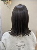 暗髪グレージュ