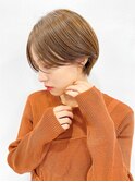 ハンサムショート/前髪/小顔/骨格矯正カット/簡単スタイリング