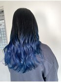 ブルー　グラデーションカラー