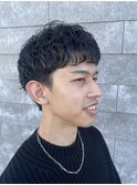 メンズショートニュアンスパーマ
