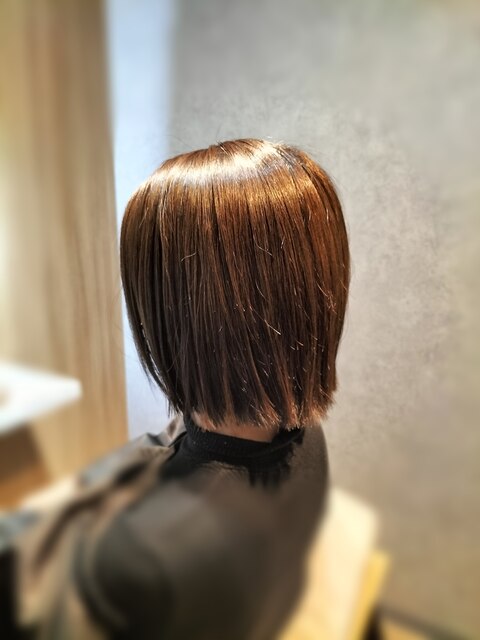 【emma友谷】切りっぱなしボブヘアー