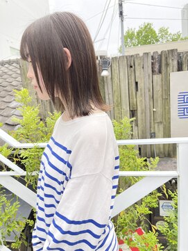 ミント(mint) オリーブベージュ/オリーブグレージュ/ボブ/ミント