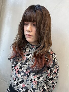 ヘアーループレル(Hair ruup Rell design works) グラデーション×裾カラー
