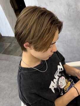 エクファフォーメン(EX-FA FOR MEN) カルマパーマ/ベリーショート/ダークアッシュ/ニュアンスパーマ