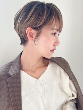 ロンドエニカ 大宮(Lond enika) 切りっぱなしボブエアリーロング美髪ピンクブラウン[大宮]