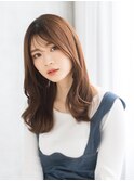 小顔ローレイヤー×巻き髪スタイル