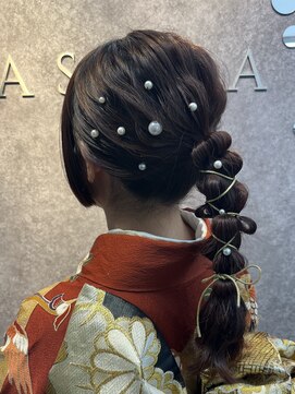 バサラ 池袋店(VASARA) ゆるふわポニー♪着物ヘア/浴衣ヘア/卒業式ヘア/成人式ヘア