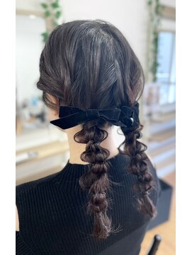 ジェシータ 品川駅前店(GESHITA) ツインタマネギヘア【品川/ヘアセット】